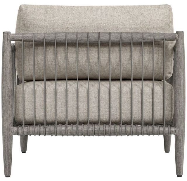 Uttermost® Borneo Dark Gray/Dove Wooden Outdoor Lounge Chair-4