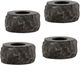 Dovetail Furniture Vorin 4-Piece Gray Candle Holder Set-0