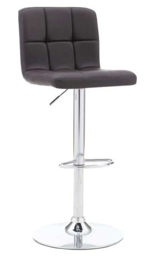 Powell® Brandt Chocolate Adjustable Stool-0