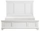 Homelegance® Mackinac White Eastern King Panel Bed-2