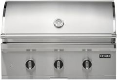 Coyote® C-Series 34" Built-In Liquid Propane Stainless Steel Grill with 3 Infinity Burners