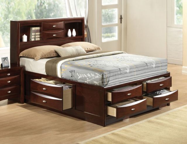ACME Furniture Ireland Espresso Eastern King Bookcase Bed-3