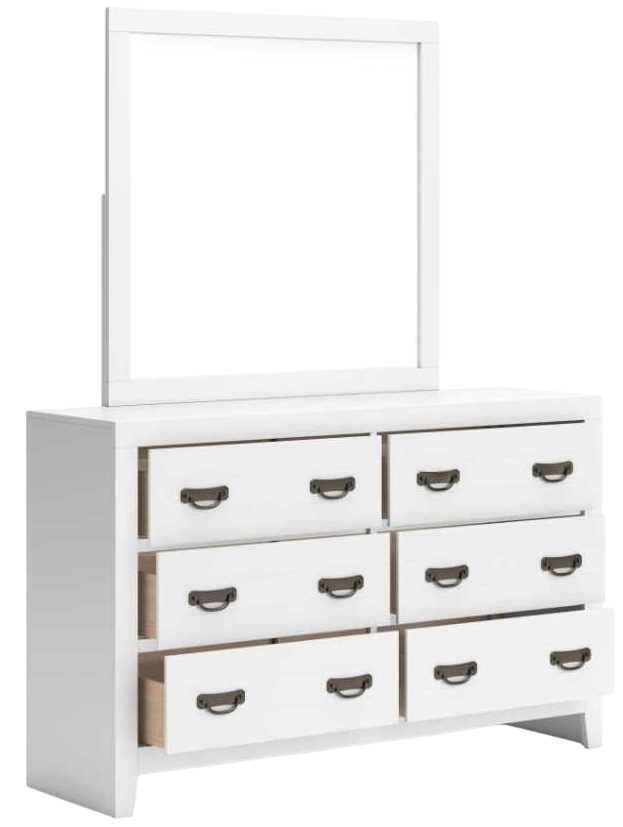 Signature Design by Ashley® Binterglen White Dresser and Mirror-2