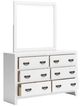 Signature Design by Ashley® Binterglen White Dresser and Mirror-2