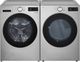 LG Graphite Steel Front Load Washer and Electric Dryer Laundry Pair-0