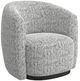 Parker House® Tatum 2-Piece Nightshade Swivel Accent Chair-1