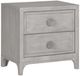 Modus Furniture Boho Chic Washed White Nightstand-0