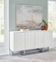 Signature Design by Ashley® Ornawel Distressed White Accent Cabinet-3