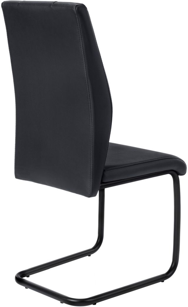 Monarch Specialties Inc. 2-Piece Black Side Chair Set with Black U-Shaped Bases-3
