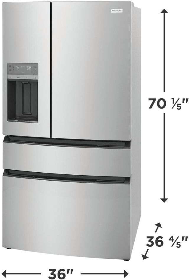 Frigidaire® 36" 26.3 Cu. Ft. Fingerprint Resistant Stainless Steel French Door Refrigerator-2