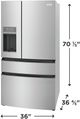 Frigidaire® 36" 26.3 Cu. Ft. Fingerprint Resistant Stainless Steel French Door Refrigerator-2