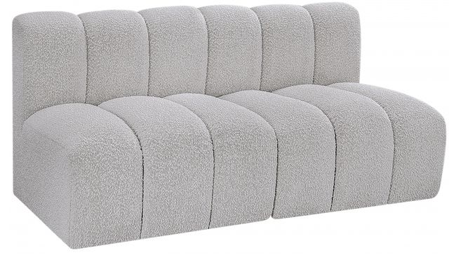 Meridian Furniture Arc 2-Piece Gray Sectional-0