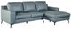 Furniture of America® Stordal Blue Sectional with Right Chaise-0