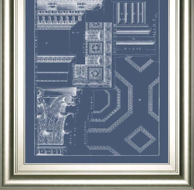 Classy Art Column & Cornice Blueprint IV by Vision Studio Wall Art-1
