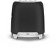 Smeg 50's Style 2 Slice Matte Black Toaster-1