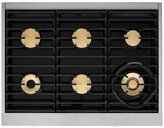 Dacor® 36" Silver Stainless Pro Style Dual Fuel Range-2