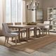 Liberty Furniture Proximity Place Barley Buff Double Pedestal Table-2