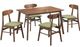 New Classic® Home Furnishings Morocco 5-Piece Brown/Green Dining Table Set-0