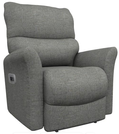 La-Z-Boy® Rowan Charcoal Power Wall Recliner with Headrest and Lumbar-0