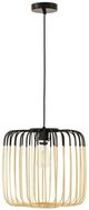 YHD Serrento Beige/Black 1-Light Large Pendant Lighting-0