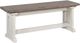 Sunny Designs™ Pasadena Buckskin/Marble White Side Bench-0
