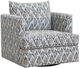 Behold™ Home Wilett Charcoal Swivel Chair-0