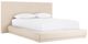 Four Hands Martina Bergamo Parchment Wide Upholstered Panel Bed-0