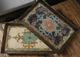 A & B Home 2-Piece Multi-Colored Rectangular Wooden Tray Set-1