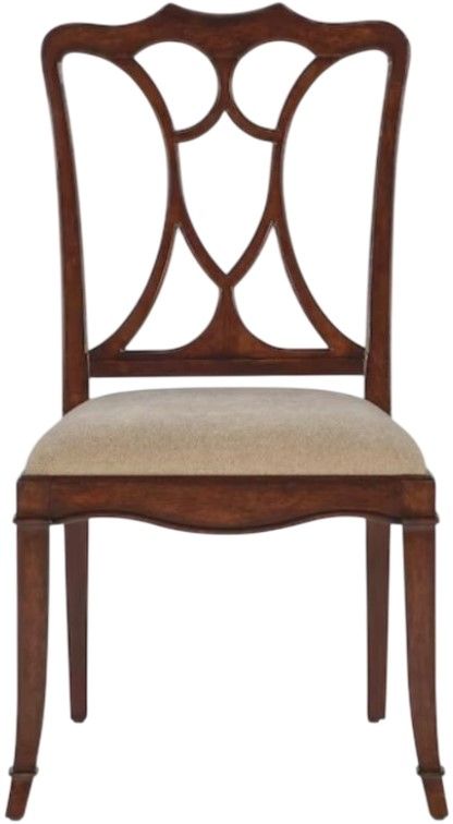 Hooker® Furniture Charleston Maraschino Cherry/Sand Dining Side Chair-2