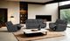 Furniture of America® Demetrius Dark Gray Power Loveseat-2