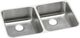 Elkay Lustertone® Classic Lustrous Satin 30-3/4" x 18-1/2" x 4-3/8" Equal Double Bowl Undermount ADA Sink-0
