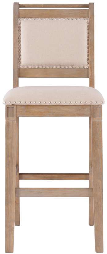 Linon Emerson Natural Upholstered Bar Stool-3