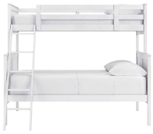 Signature Design by Ashley® Nextonfort White Twin Over Full Bunk Bed-1