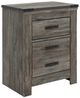 Signature Design by Ashley® Frandern 4-Piece Black/Gray Queen Panel Bedroom Set-3
