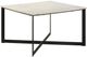 Coaster® Tobin White Coffee Table with Black Base-0