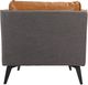 Moe's Home Collection Messina Cognac Leather Armchair-4