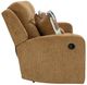 Signature Design by Ashley® Kanlow Honey Manual Reclining Loveseat with Console-2