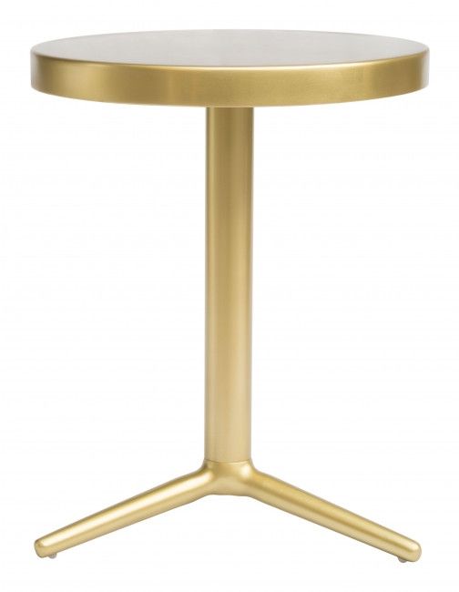 Zuo® Modern Derby Brass Accent Table-2