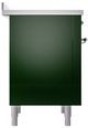Ilve® Nostalgie II Series 36" Emerald Green Pro Style Induction Range-4