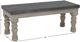Vintage Furniture Mansion Big Leg Bench -2