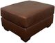 USA Premium Leather Furniture 4800 2-Piece Almond Chair and Ottoman Set-2