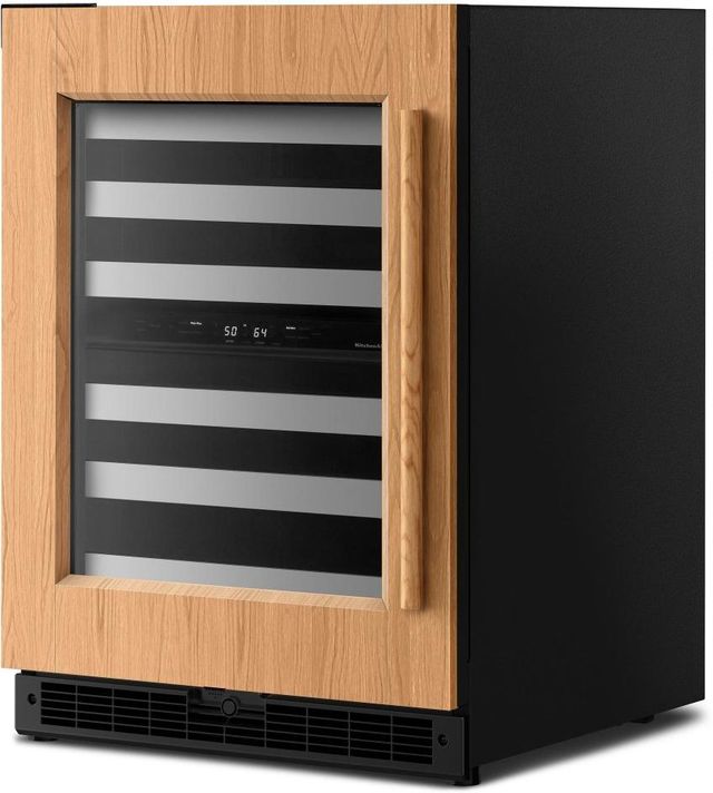 KitchenAid® 24'' Panel Ready Built-In Undercounter Wine Cooler-3