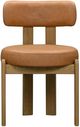 TOV Furniture Odessa Brown Leather Dining Chair-3