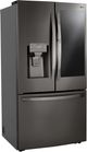 LG 36 in. 23.5 Cu. Ft. PrintProof™ Black Stainless Steel Counter Depth French Door Refrigerator-2