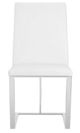 VIG Furniture Modrest Frankie Brushed Stainless Steel/White Dining Chair-2