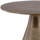 Dovetail Furniture Brema Antique Brass Bistro Table-2