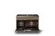 Viking® 5 Series 48" Golden Hour Pro Style Dual Fuel (NG) Range with Brushed Brass Trim-1