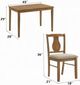 ACME Furniture Kayee 5-Piece Weathered Oak Dining Room Set-2
