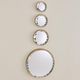 Global Views Banded Crystal Brass Medium Wall Decor-0
