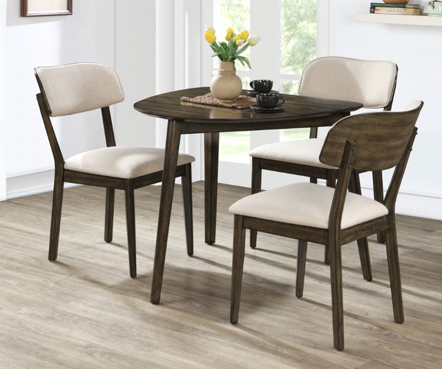 New Classic® Home Furnishings Rex Walnut Brown Guitar Pick Corner Table-1